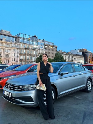 Bella Breeze Kadın Düğmeli Yelek Pantolon Kruvaze Yaka Takım