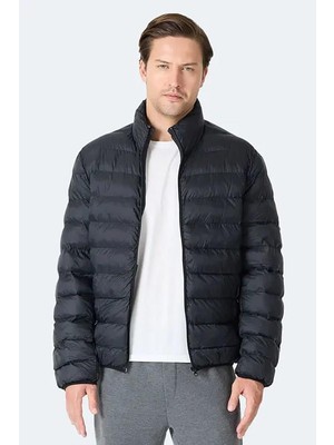 Slazenger Braum Erkek Puffer Şişme Mont Siyah