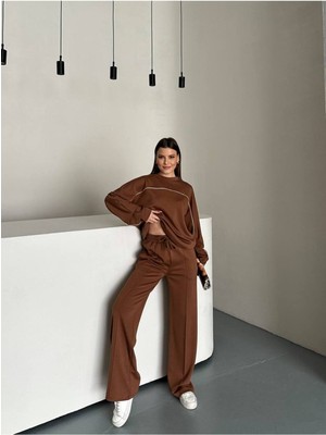 Bella Breeze Kadın Ince Çizgi Detaylı Ikili Takım