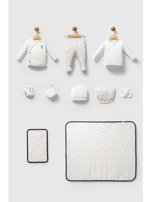 U.s. Polo Assn Erkek Bebek Beyaz 10LU Hastane Çıkışı