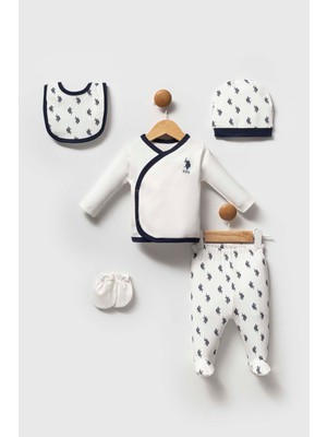U.s. Polo Assn Erkek Bebek Beyaz 5li Hastane Çıkışı