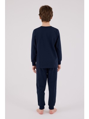 Rolypoly Erkek Çocuk Lacivert Pijama Takımı