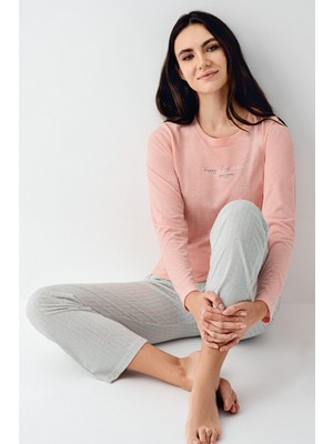 Pierre Cardin Kadın Turuncu Pijama Takımı