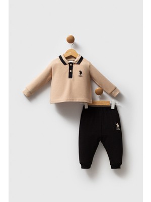 U.s. Polo Assn Erkek Bebek Bej Bebek Takımları