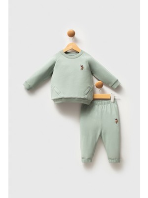 U.s. Polo Assn Erkek Bebek Yeşil Bebek Takımları