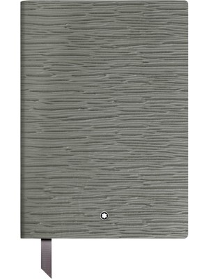 Montblanc 4810 Medium Gri Deri Küçük Boy Defter 134711