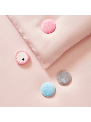 İnfeta 12 Adet Mantar Yorgan Kılıfı ve Çarşaf Sabitleyici Tutucu Düğme Seti Nevresim Örtü Perdedüzenleyici