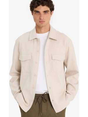 DeFacto Düğmeli Gömlek Ceket E9251AX25AU