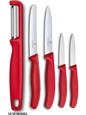 Victorinox Swissclassic Soyacaklı Kırmızı Bıçak Seti