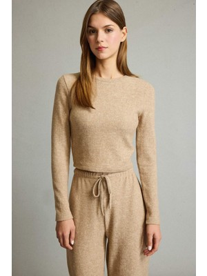 DeFacto Bisiklet Yaka Uzun Kollu Tişört G5233AX25WN