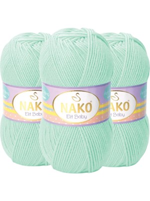 Nako Elit Baby Antipilling Bebe Yünü 6692 3 Adet