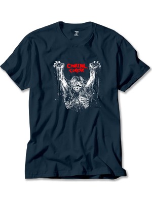 Cannibal Corpse Logo 1CLASSIC97 Band Rock Lacivert Tişört Liyada