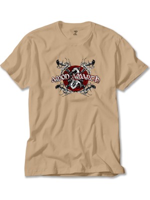 Amon Amath Black And Red Krem Tişört Liyada