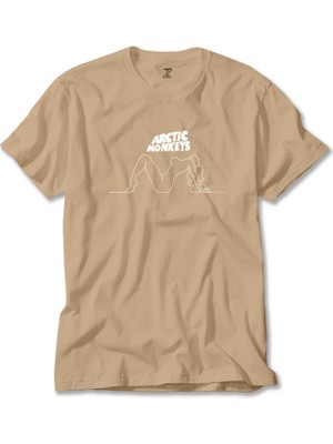 Arctic Monkeys Girl Krem Tişört Liyada