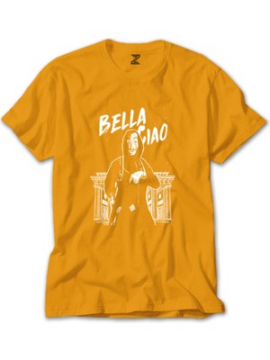 La Casa De Papel Bella Sarı Tişört Liyada