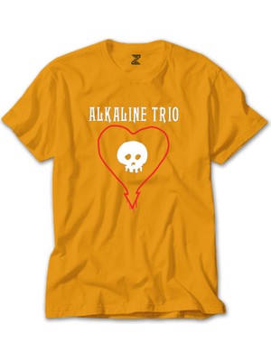 Alkaline Trio Hearth Sarı Tişört Liyada