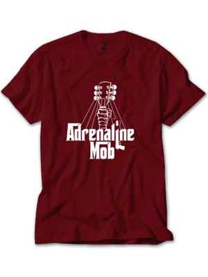 Adrenaline Mob Guitar Kırmızı Tişört Liyada