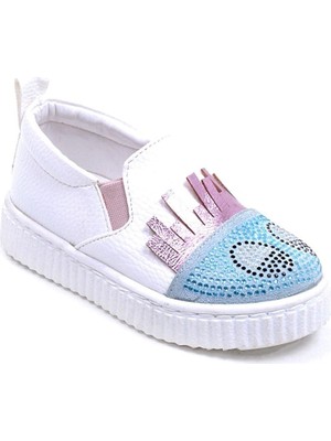 Ustalar Ayakkabı Beyaz Kız Çocuk Günlük Ayakkabı 437.Van.22-B