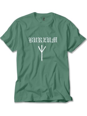 Burzum Logo Yeşil Tişört Liyada