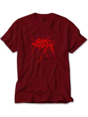 Cattle Decapitation Red Logo Kırmızı Tişört Liyada