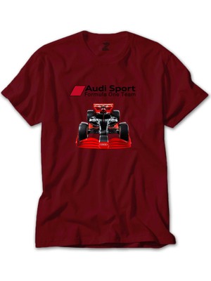 F1 Audi Sport Formula Kırmızı Tişört Liyada