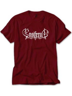 Ensiferum Logo Kırmızı Tişört Liyada
