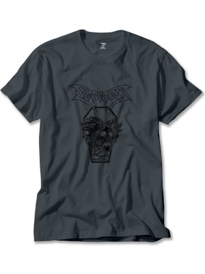 Dismember Skull Füme Tişört Liyada