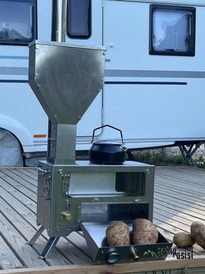 Campasist Pelet Soba 304 Paslanmaz Çelik (Çantalı)