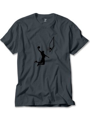 Basketball Smack Silhouette Füme Tişört Liyada