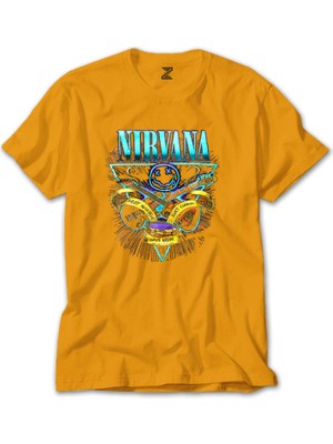 Nirvana Poster Sarı Tişört Liyada
