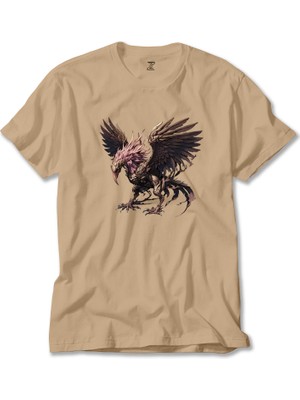 Phoenix Mythology Creature Krem Tişört Liyada