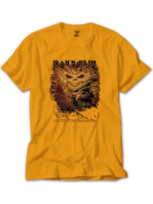 Iron Maiden Ghost Of The Navigator Sarı Tişört Liyada