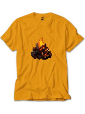 Camp Fire Sarı Tişört Liyada