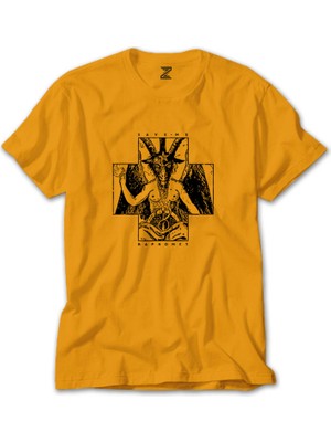 Baphomet Save Me Sarı Tişört Liyada