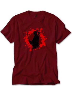 Samurai Öklid Kırmızı Tişört Liyada
