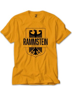 Rammstein Germany Sarı Tişört Liyada