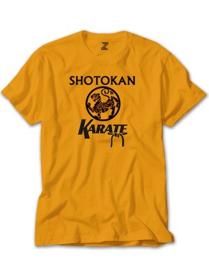 Shotokan Karate Logo Sarı Tişört Liyada