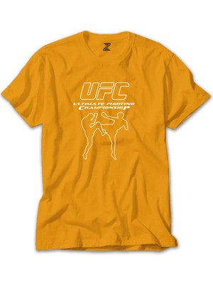 Ufc Kick Sarı Tişört Liyada