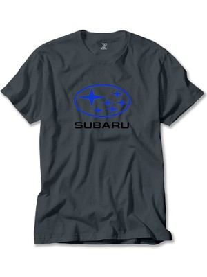 Subaru Logo Stars Füme Tişört Liyada