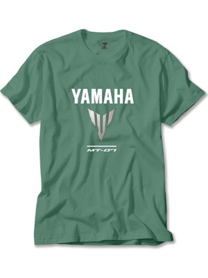Yamha MT07 Logo Yeşil Tişört Liyada