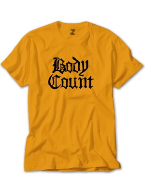 Body Count Merchandise Sarı Tişört Liyada