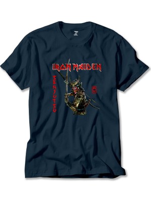Iron Maiden Senjutsu Lacivert Tişört Liyada