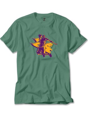 Kobe B. Silhouette Yeşil Tişört Liyada