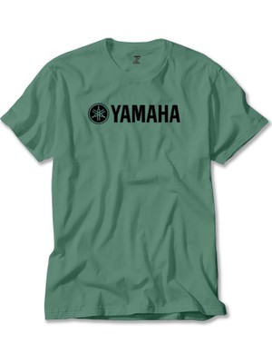 Yamha Logotext Yeşil Tişört Liyada
