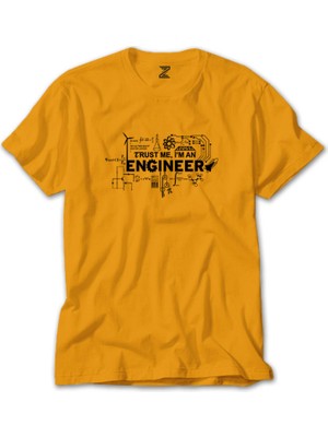Mühendis Trust Me Sarı Tişört Liyada