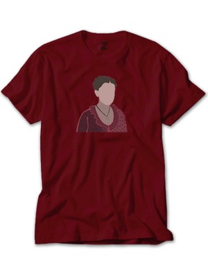 Enola Holmes Silhouette Kırmızı Tişört Liyada