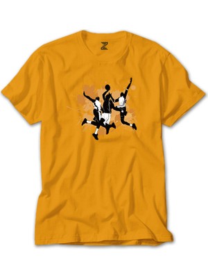 Baller Brown Stain Sarı Tişört Liyada