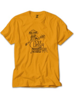 Harry P. Dobby Is A Free Elf Sarı Tişört Liyada