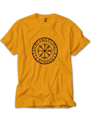 Vikings Vegvisir Sarı Tişört Liyada