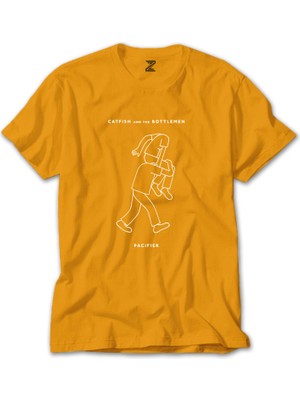 Catfish And The Bottlemen Classic Sarı Tişört Liyada